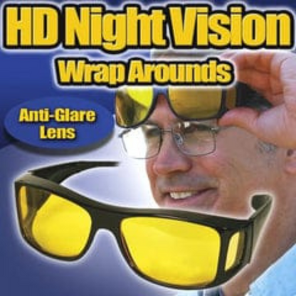 Hd Day & Night Vision Wrap Around Glasses
