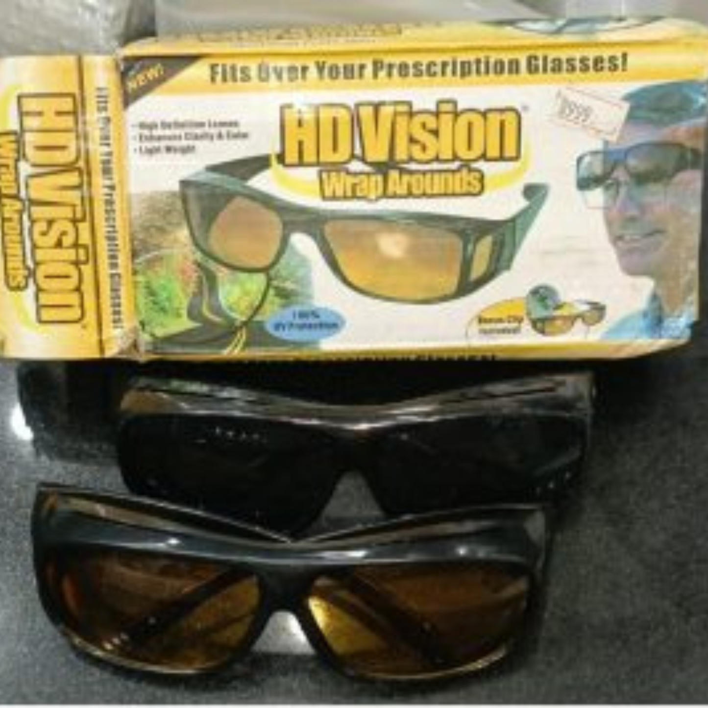 Hd Day & Night Vision Wrap Around Glasses