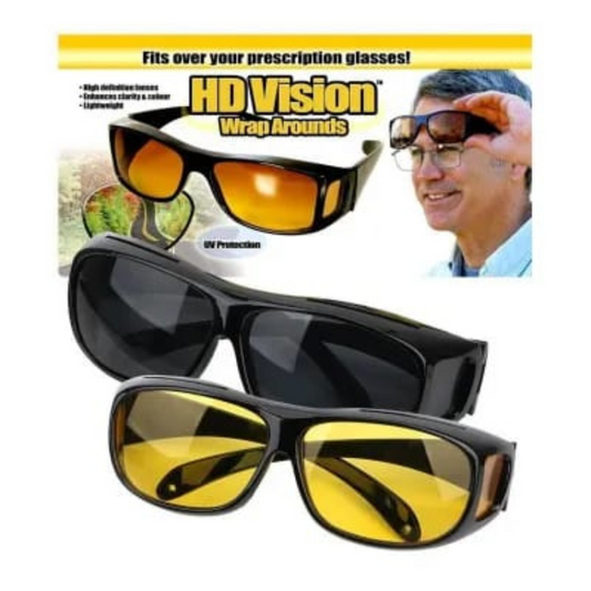 Hd Day & Night Vision Wrap Around Glasses