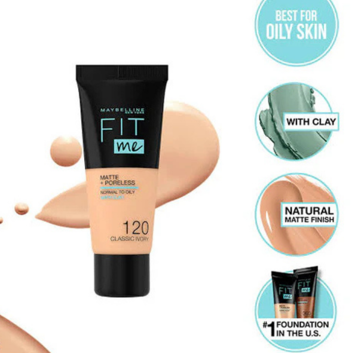 Fit Me Matte & Poreless Liquid Foundation